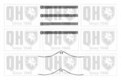 Комплектующие, колодки дискового тормоза QUINTON HAZELL купить