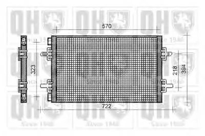 Конденсатор, кондиционер QUINTON HAZELL купить
