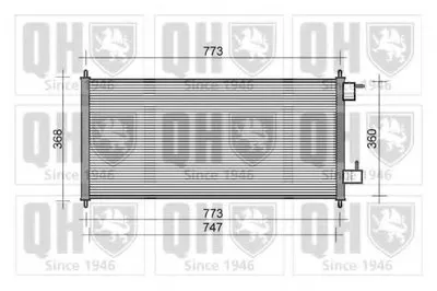 Конденсатор, кондиционер QUINTON HAZELL купить