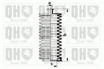 Комплект пылника, рулевое управление QUINTON HAZELL купить