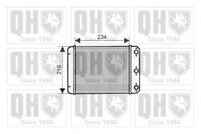 Теплообменник, отопление салона QUINTON HAZELL купить