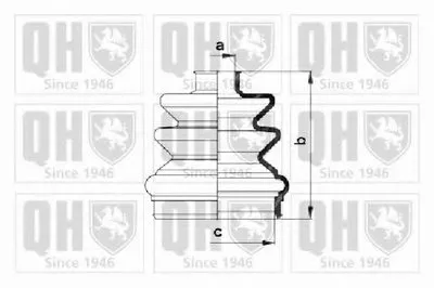 Комплект пылника, приводной вал QUINTON HAZELL купить