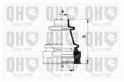 Комплект пылника, приводной вал QUINTON HAZELL купить