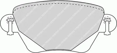 Комплект тормозных колодок, дисковый тормоз PREMIER FERODO купить