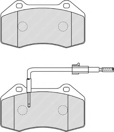Комплект тормозных колодок, дисковый тормоз PREMIER FERODO купить
