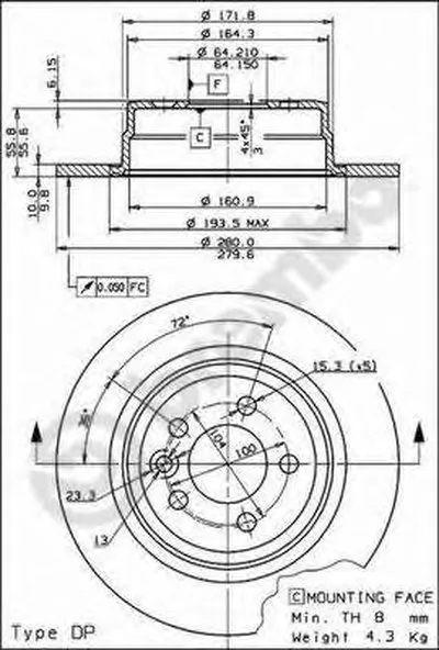 Тормозной диск AP купить