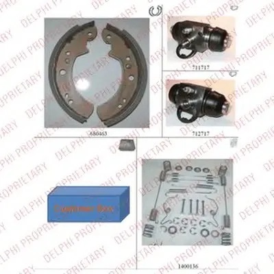 Комплект тормозных колодок DELPHI купить