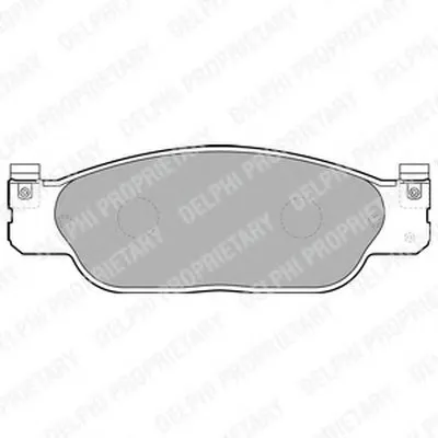 Комплект тормозных колодок, дисковый тормоз DELPHI купить