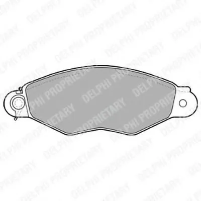 Комплект тормозных колодок, дисковый тормоз DELPHI купить