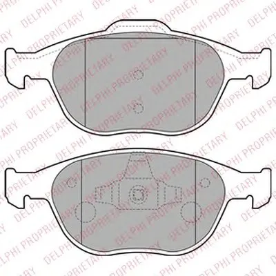 Комплект тормозных колодок, дисковый тормоз DELPHI купить
