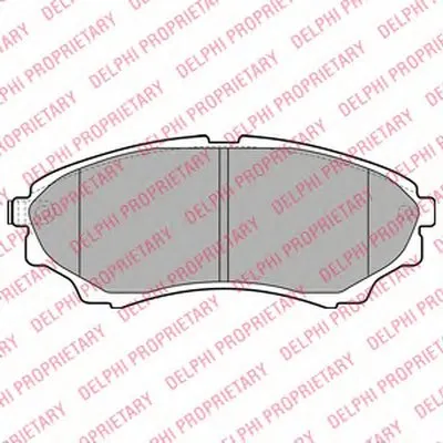 Комплект тормозных колодок, дисковый тормоз DELPHI купить