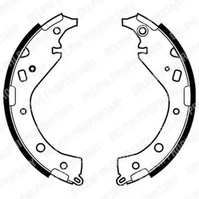 Комплект тормозных колодок DELPHI купить