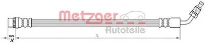 Тормозной шланг METZGER купить