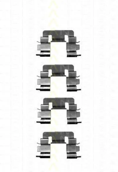 Комплектующие, колодки дискового тормоза TRISCAN купить