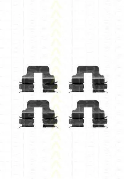 Комплектующие, колодки дискового тормоза TRISCAN купить