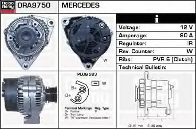 Генератор Remanufactured REMY (Light Duty) DELCO REMY купить