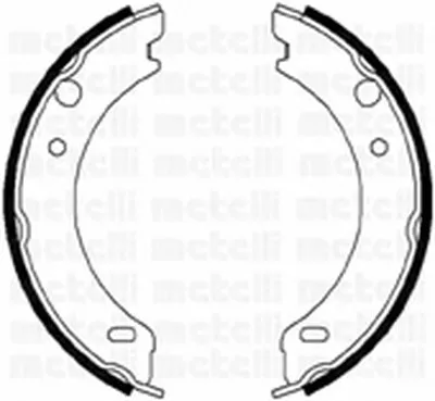 Комплект тормозных колодок, стояночная тормозная система METELLI купить