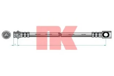 Тормозной шланг NK купить