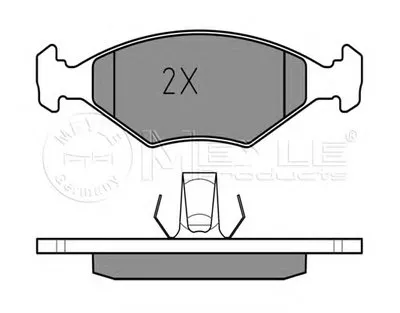 Комплект тормозных колодок, дисковый тормоз MEYLE купить