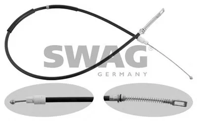 Трос, стояночная тормозная система SWAG купить