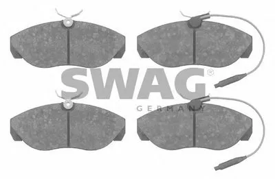 Комплект тормозных колодок, дисковый тормоз SWAG купить