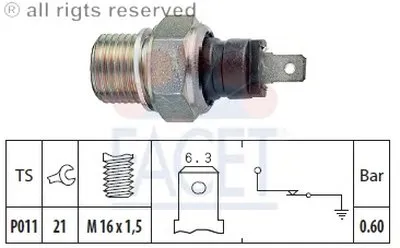 Выключатель с гидропроводом FACET купить