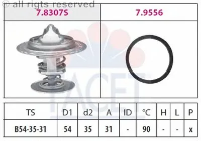 Термостат, охлаждающая жидкость FACET купить