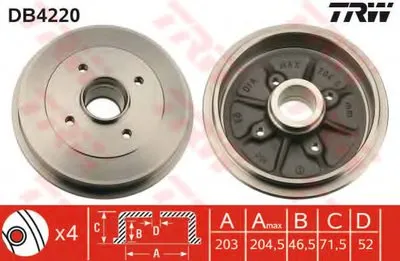 Тормозной барабан TRW купить