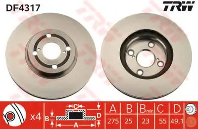 Тормозной диск TRW купить