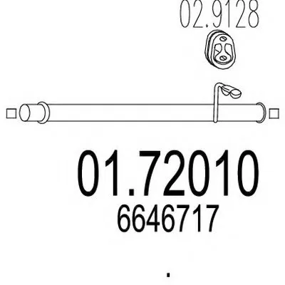 Труба выхлопного газа MTS купить