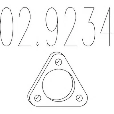 Прокладка, труба выхлопного газа MTS купить