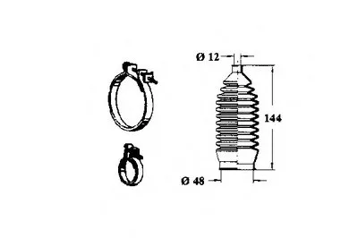 Комплект пылника, рулевое управление OCAP купить