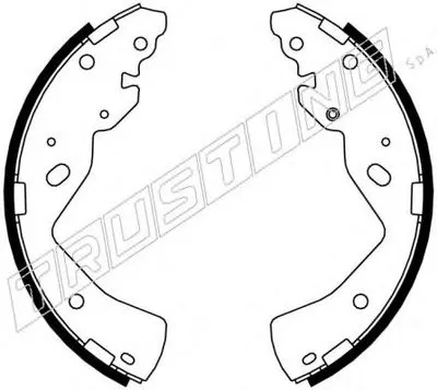 Комплект тормозных колодок TRUSTING купить