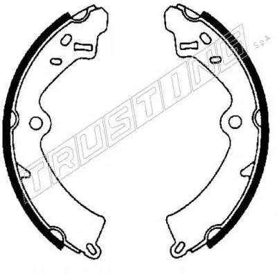 Комплект тормозных колодок TRUSTING купить