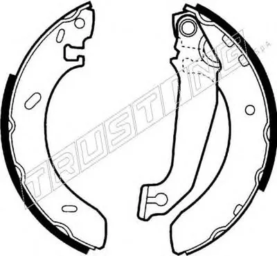 Комплект тормозных колодок REPARATION KIT TRUSTING купить