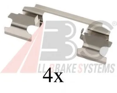 Комплектующие, колодки дискового тормоза A.B.S. купить