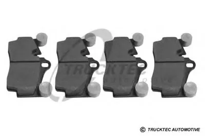 Комплект тормозных колодок, дисковый тормоз TRUCKTEC AUTOMOTIVE купить