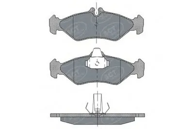 Комплект тормозных колодок, дисковый тормоз SCT Germany купить