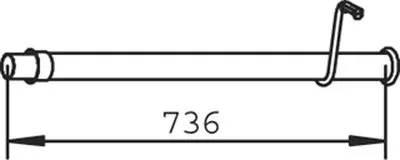 Труба выхлопного газа DINEX купить
