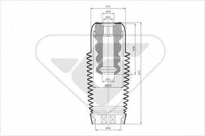 Пылезащитный комплект, амортизатор HUTCHINSON купить