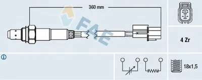 Лямда-зонд FAE купить