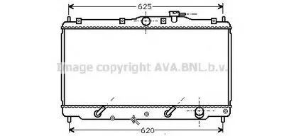 Радиатор, охлаждение двигателя AVA QUALITY COOLING купить