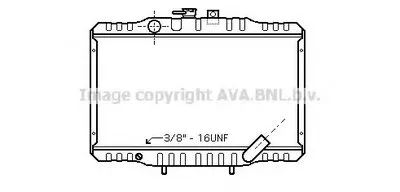 Радиатор, охлаждение двигателя AVA QUALITY COOLING купить