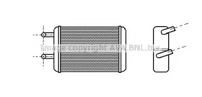 Теплообменник, отопление салона AVA QUALITY COOLING купить