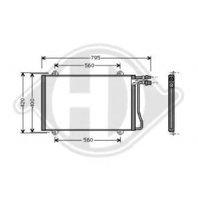 Конденсатор, кондиционер DIEDERICHS купить