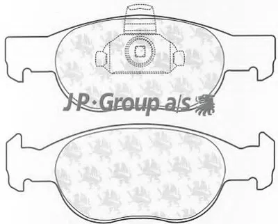 Комплект тормозных колодок, дисковый тормоз QH JP GROUP купить