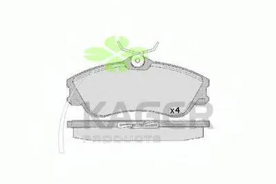 Комплект тормозных колодок, дисковый тормоз KAGER купить