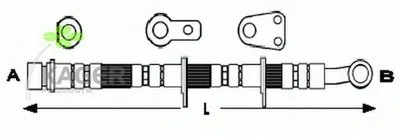 Тормозной шланг KAGER купить