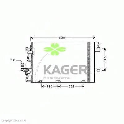 Конденсатор, кондиционер KAGER купить