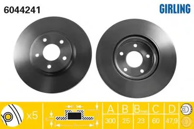 Тормозной диск GIRLING купить